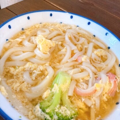 寒くなってきたので暖かいうどんが食べたくて。3歳こどももおいしく食べました！